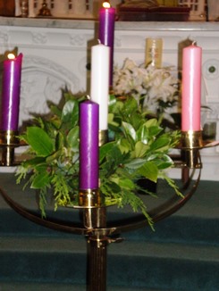 Irischer Adventskranz