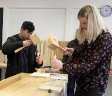 Tischler auf der BIM