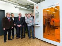 Einweihung Fräsmaschine