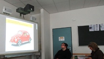 Schulung am Whiteboard