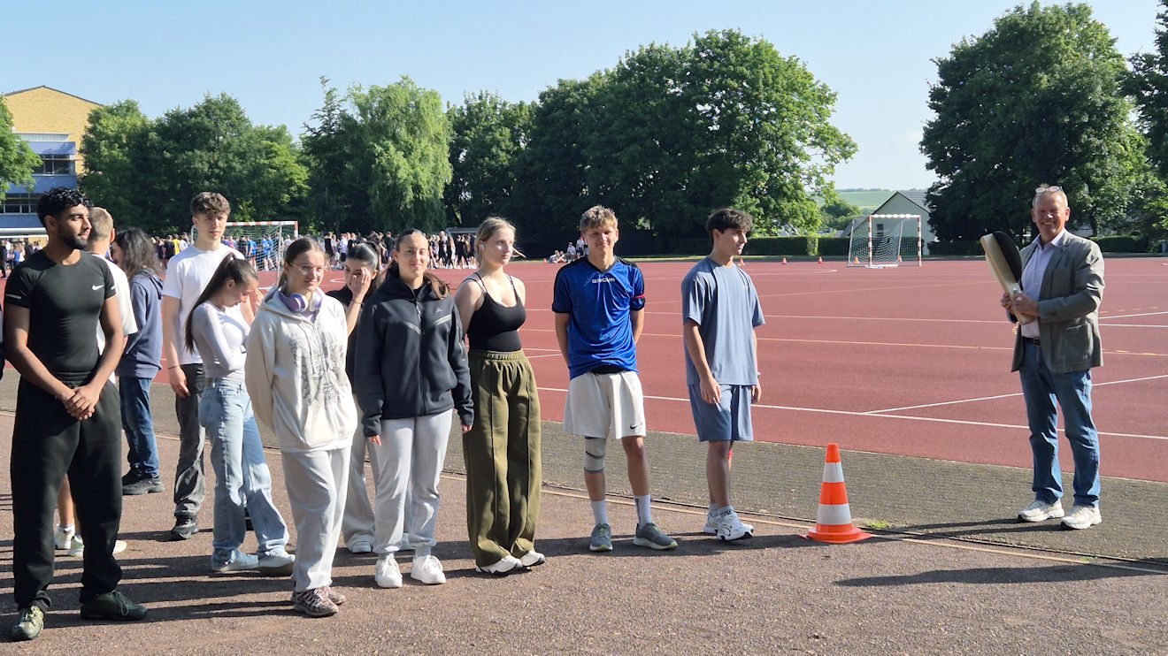 Start des Spendenlaufes