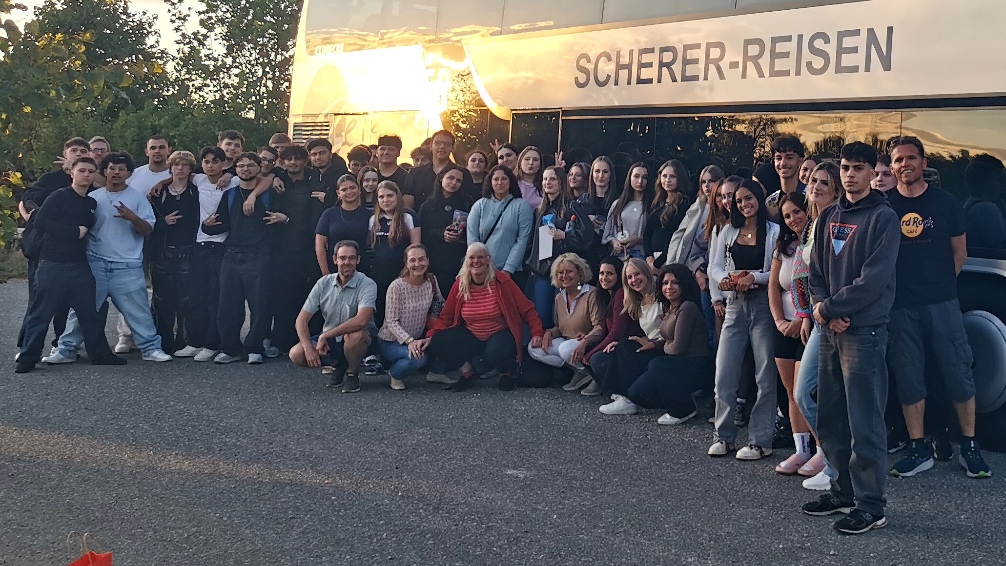Gruppenfoto Klassenfahrt HBF-Oberstufen
