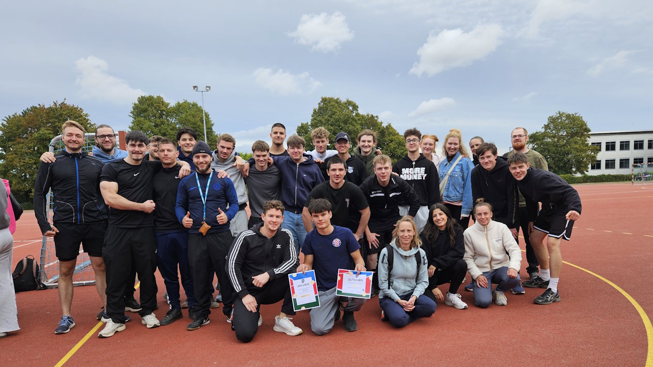 Sieger des Sportfestes: Schüler der BS TI 25